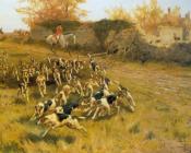 Full Cry Fox Hunting - 托马斯·布林克斯